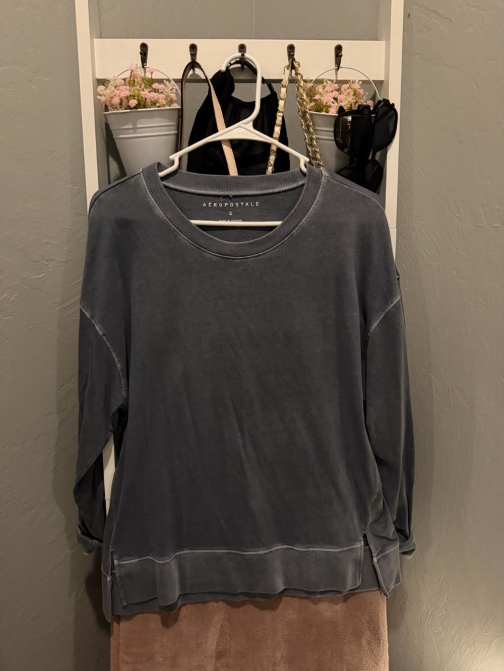 Aeropostale Slate Blue Crewneck Sweatshirt